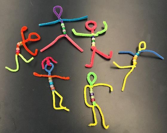 student receives: Three 4-inch pipe cleaners