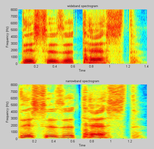 Digital Speech Spectrograms 6 msec (96