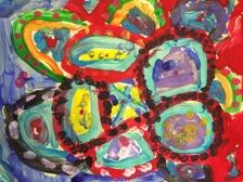 ABORIGINAL DOT PAINTINGS Students were introduced to the idea of folk art and culture through the