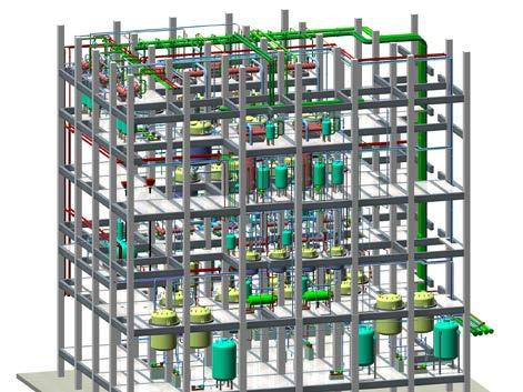 FRONT END ENGINEERING DESIGN SERVICE OFFERED: PIPING DESIGN: Pipe sizing and pressure drop calculations. Generating 3-D plant layout drawing showing details of structural design & process equipments.