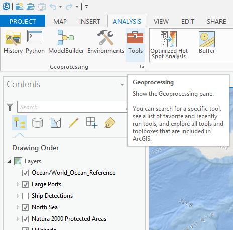 Geoprocessing in ArcGIS Pro Familiar user experience with some key productivity improvements.