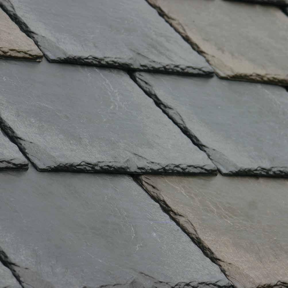 Molded to recreate every detail of natural slate.