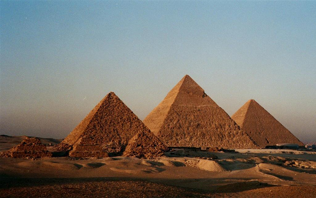 3. True Pyramids The GREAT PYRAMIDS of GIZA were the most massive & well constructed pyramids ever built in ancient Egypt.