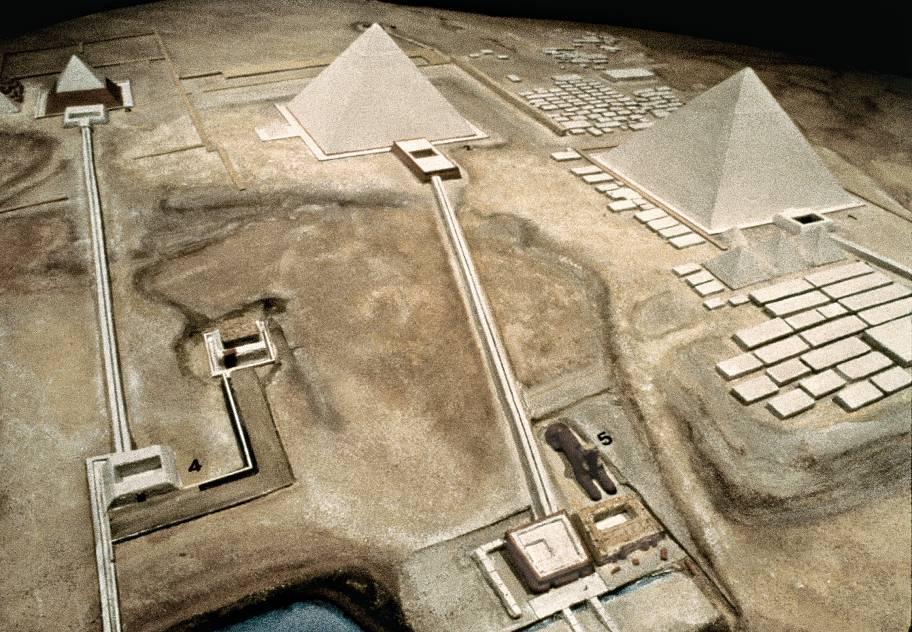 Model of the Great Pyramids at