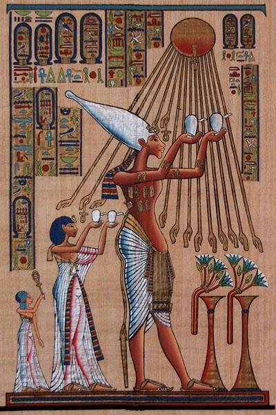 Akhenaton: A Rebel Pharaoh WHAT HE DID: Started a new monotheistic (the worship of one god) religion that worshipped only the god ATEN instead of the 100 s of Egyptian gods traditionally recognized.