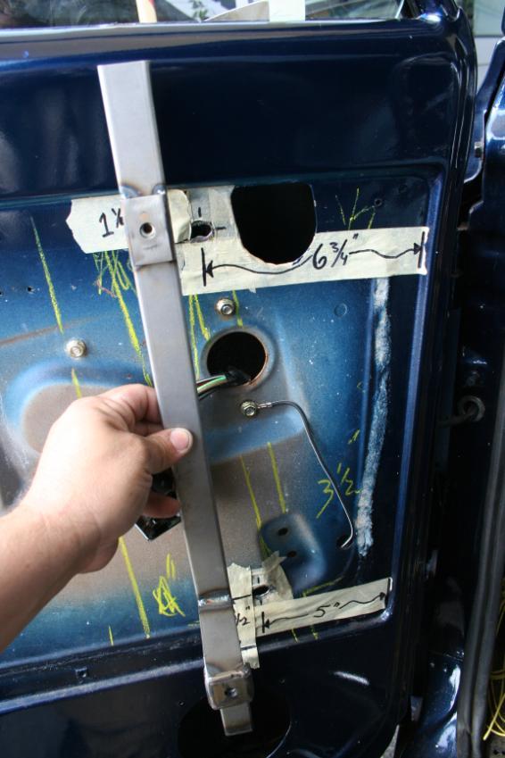 Roll the New Door Glass all the way to the top with some help because REMEMBER it does not have the Main