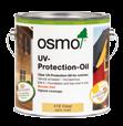 > > UV-Protection-Oil as a final top coat on coloured treated wood extends the intervals between renovation works significantly; as a stand-alone finish, it prevents the