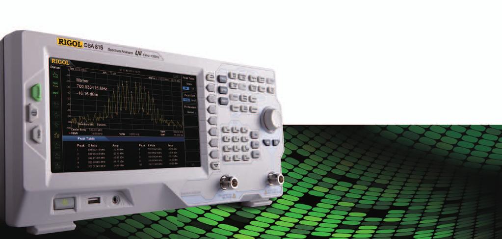 Batronix LEADING PROGRAMMING AND MEASUREMENT SOLUTIONS No.1 ＤＳＡ８００ All-Digital IF Technology All-Digital IF Technology khz 9 1.5 GHz Frequency 9 khz - 1.