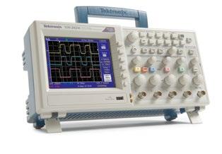 TDS Series Oscilloscopes 10x oversampling on all channels Bright color display 16 automated measurements and FFT analysis Built-in help system and probe check wizard Front-panel USB host port and