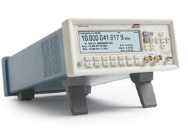 Frequency Counter/Timers 12 digit/sec frequency resolution 100 ps single-shot time resolution 250 k readings/sec data transfer rate to internal memory 13 automated frequency, time, phase and voltage