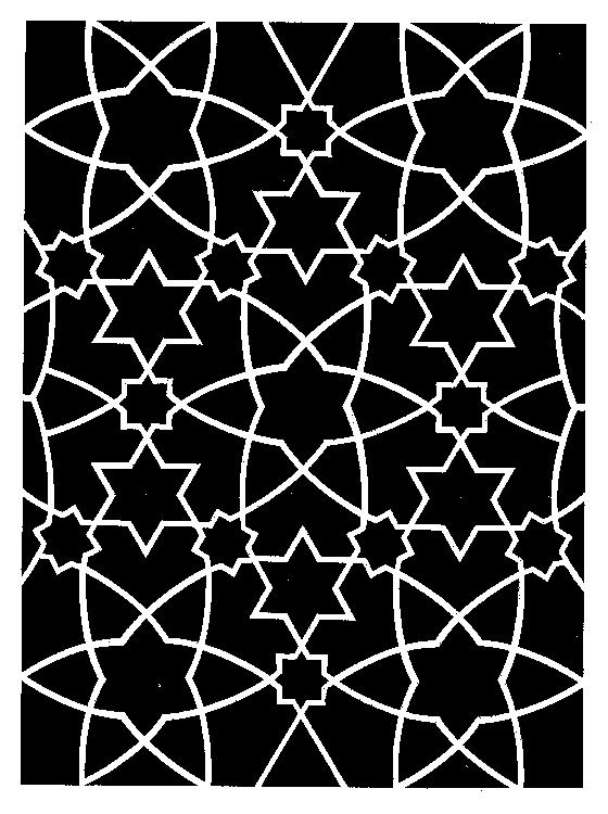 Arabic Patterns Stained Gl