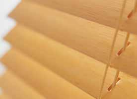 dditionally, some slats are thermo coated and reflect the light which reduces heat entering the room.