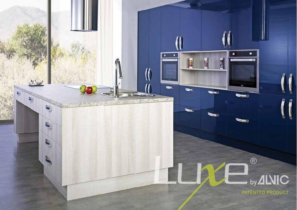 The LUXE manufacturing process allows solid colors plus a wide range of designs, such as wood, marble, stone, fantasy etc.