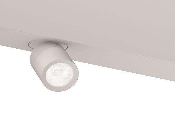 5W (up to 75 lm/w) Recessed, pendant or surface versions Choice of single-accent or