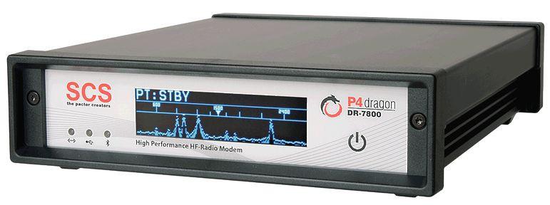 The DR-7800 has been optimized for use with the new high-end data transmission mode PACTOR-4.