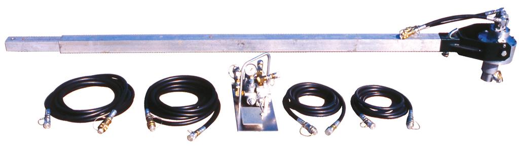 Counter torque transmits through a torque bar from the drive head to the earth or other restraint. This frees the operator for the task of guiding the anchor path.