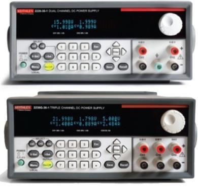 Series 2220/2230 Two or Three Channels, Low Noise, Programmable Power Supply Designed for Benchtop Applications Model 2230-30-1, 2230J-30-1, 2230G-30-1, 2230GJ-30-1 2220-30-1, 2220J-30-1, 2220G-30-1,