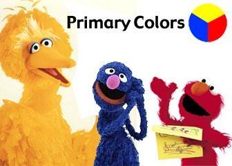 Primary Colors The word primary is an adjective used to describe