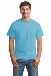 T-Shirts Short Sleeve Tee Hanes 5180 Beefy-T or Port Authority equivalent Heavyweight 6.1 oz.
