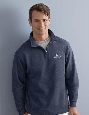 MICROFLEECE 1/2-ZIP PULLOVER For exercise or errands, our pullover is warm enough to keep the cold at bay yet soft, lightweight and non-bulky.