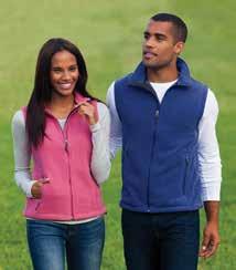 Fleece Full-Zip Vests and Jackets Port Authority F219 (Men s) and L219 (Ladies) Full Zip Value Fleece Vest Ready for layering, this super soft, midweight fleece vest offers great warmtth at a great