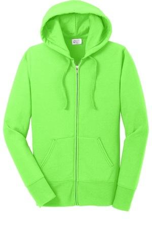 Port & Company Ladies Classic Full-Zip Hooded Sweatshirt. LPC78ZH Cozy sweats in our classic weight. 7.