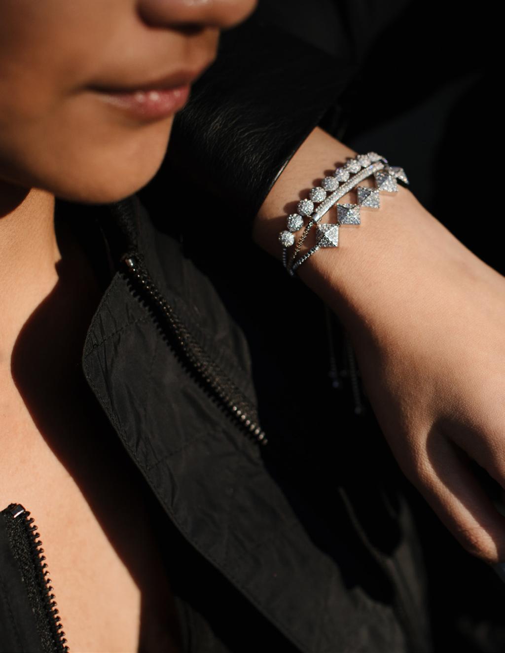 STACK &sparkle Oh-so-giftable bracelets in 3 unique styles with adjustable