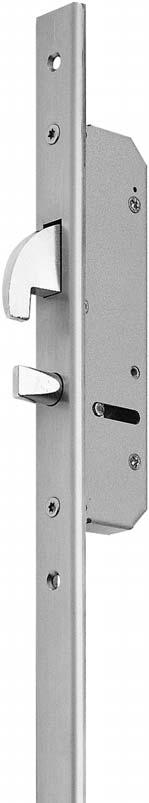 Locks for aluminium 3 points locks 6470: DEAD AND SPRING BOLT LOCK, WITH LONG INTEGRATED FACEPLATE Gear driven system. Lock conforms to standard NF: EN1670. Euro profile cylinder (standard DIN 18254).