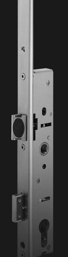 Applications For aluminium doors requiring a high level of security Technical datas Locks 92 mm between axes, follower 8 mm. A European cylinder DIN bit (standard DIN 18254).