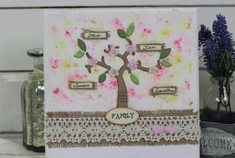Make a family tree for your home or for a gift Card making with Sandra Rushton Thursday 18th January 10am - 12pm 7.