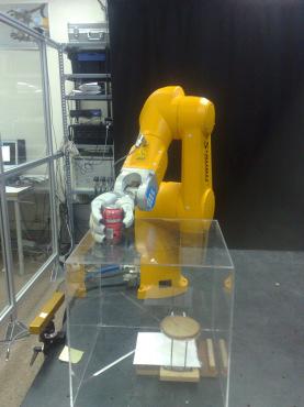 This device is intended to respond to the torque readings provided by the robotic hand through the Hand Interaction
