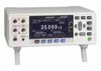 Model Configurations and Options RESISTANCE METER RM3544 (Accessories: Power cord 1, CLIP TYPE LEAD L2101 1, instruction manual 1, extra fuse 1) RESISTANCE METER RM3544-01 (EXT I/O, with