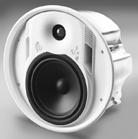CIS400 TWO-WAY CEILING MONITOR The CIS400 is a complete two-way bassreflex flush-mount loudspeaker assembly designed for fixed installations into typical ceiling plenum spaces.