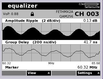 Example 3 Step 3: Using the DSAM Equalizer Amplifier 3C location showing a reflection at