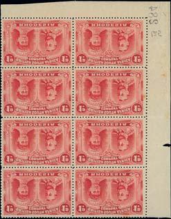 horizontal crease though of fine appearance and a rare multiple. S.G. 124 family.