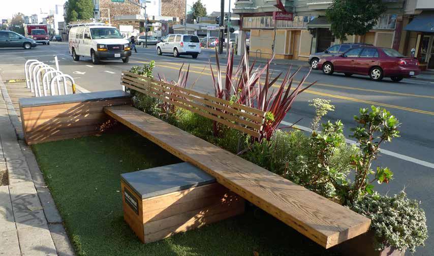 SUBMISSION REQUIREMENTS Photo Credit: Mark Hogan Parklet in San Francisco Required Items Project Description Provide a short project description explaining your vision for your streetside spot.