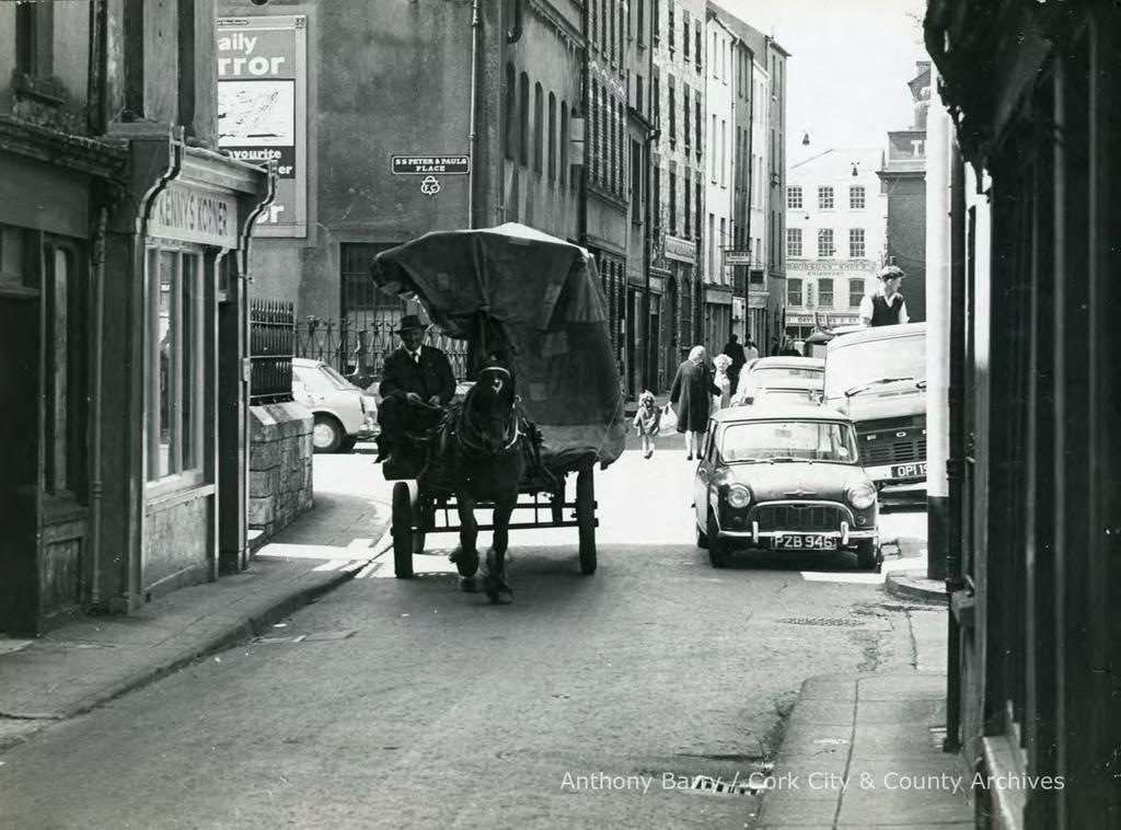 Reference: PH/AB/L/840 Date: 1960s-1970s Title: Photograph, street scene, Paul Street,