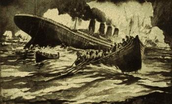 The Titanic Lost at Sea April 15,