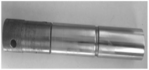 Comparative Study on Surface Finish in Cylindrical Grinding and Roller Burnishing Processes using Taguchi 3 Fig. 2: Sample Showing Turned, Ground and Burnished Surface Fig.