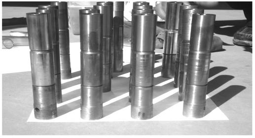 The specimens were prepared by a HMT NH-26 lathe to represent the conditions for roller burnishing.
