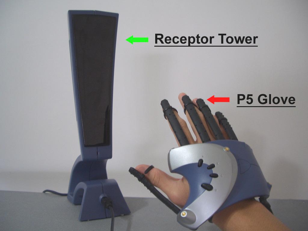 Figure 30: P5 Glove Unit The P5 glove is made up of the the receptor tower and the glove.