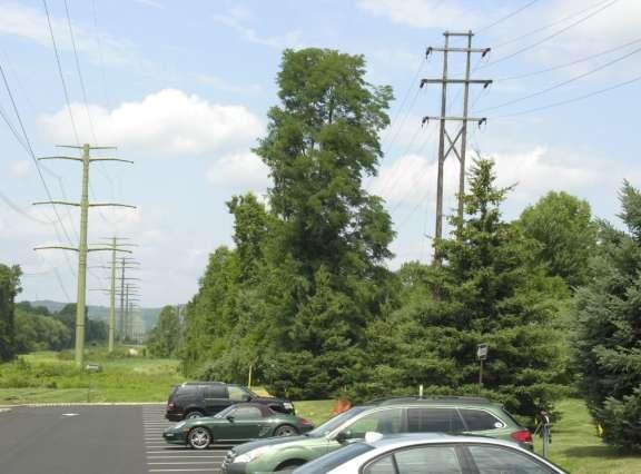 Table 8 - Measured electric and magnetic fields for the existing transmission lines along River Road in Montville Township at approximately 1:50 PM on August 8, 2014.