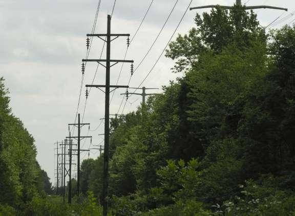 Table 10 - Measured electric and magnetic fields for the existing transmission lines along Miller Lane in Montville Township at approximately 2:20 PM on August 8, 2014.