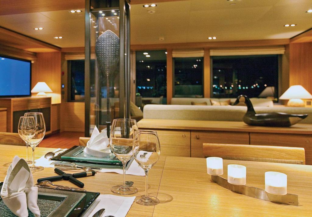 images and producing a quality video showing exteriors, interiors and details of the yacht.