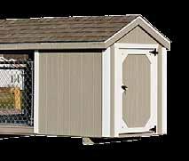 Shed and 6x8 Kennel
