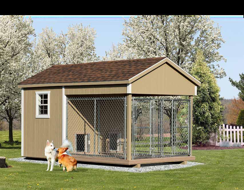 8x4 Double Kennel