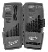 1/4, 5/16, 3/8, 7/16 MARXMAN Maintenance Drill Bits 81509 Marxbore Jobber Length Drill Set, 29pc General purpose set with a Clip-on Hard Case.