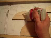 sheets Glue one tip block to the