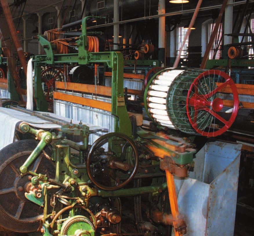 Textile mill workers were often women.