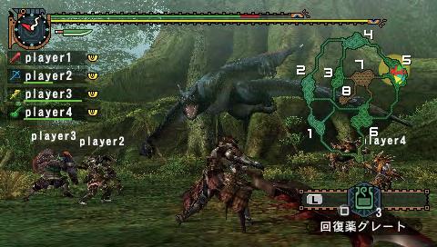 After receiving orders in villages and towns, the player heads for the field as a hunter. The hunter can cooperate with others or set traps in order to capture specific monsters.
